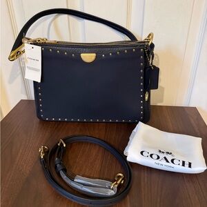 NWT Coach Dreamer Shoulder Bag with Rivets